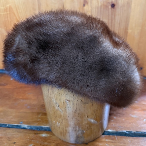 Vintage floppy mink beret - Picture 2 of 7